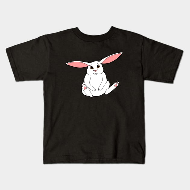 White Rabbit Kids T-Shirt by Adastumae